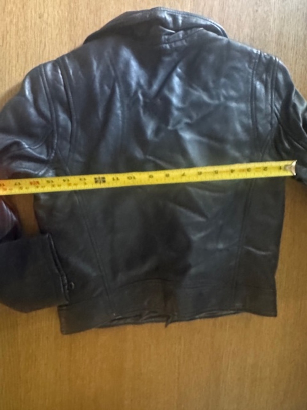 Ralph Lauren Black Leather Jacket. Girl. Size L (13/14) - Picture 6 of 8
